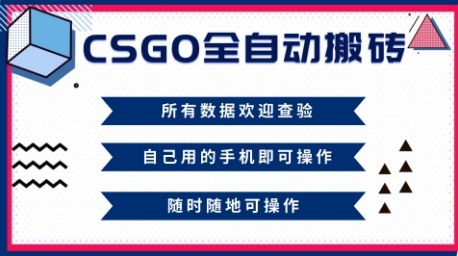 CSGO全自动搬砖，年底钱回家好项目，当天可拿到结果，新手小白轻松月入1W+【揭秘】牛品源码-源码下载-源码社区-zblog主题插件-PHP源码-三合一源码-直播源码-短视频源码-APP源码-即时通讯-源码-交友源码牛品源码