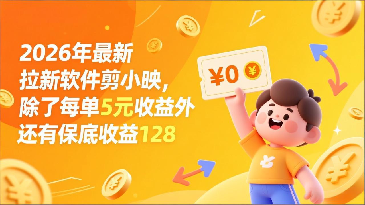 最新拉新软件剪小映,除了每单5元收益外还有保底收益128牛品源码-源码下载-源码社区-zblog主题插件-PHP源码-三合一源码-直播源码-短视频源码-APP源码-即时通讯-源码-交友源码牛品源码