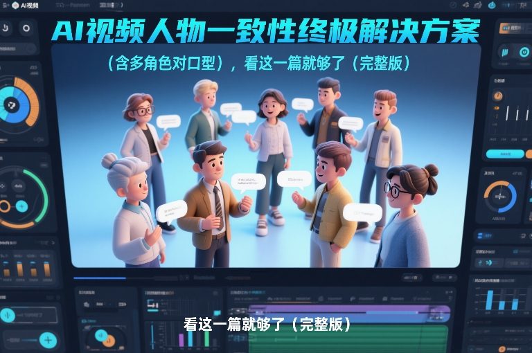 AI视频人物一致性终极解决方案(含多角色对口型)，看这一篇就够了(完整版)牛品源码-源码下载-源码社区-zblog主题插件-PHP源码-三合一源码-直播源码-短视频源码-APP源码-即时通讯-源码-交友源码牛品源码