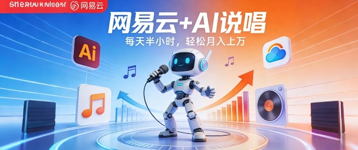 网易云+AI说唱，每天半小时，AI内容创作+流量变现，轻松月入1W牛品源码-源码下载-源码社区-zblog主题插件-PHP源码-三合一源码-直播源码-短视频源码-APP源码-即时通讯-源码-交友源码牛品源码
