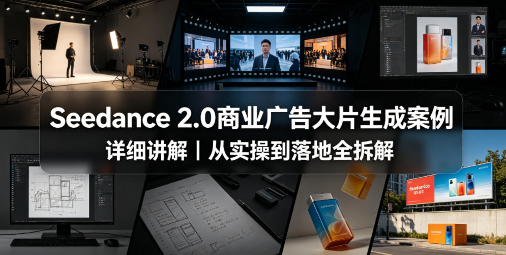 Seedance 2.0商业广告大片生成案例详细讲解｜从实操到落地全拆解牛品源码-源码下载-源码社区-zblog主题插件-PHP源码-三合一源码-直播源码-短视频源码-APP源码-即时通讯-源码-交友源码牛品源码