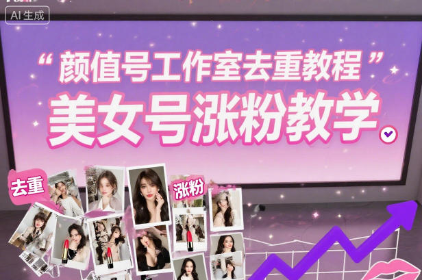 颜值号工作室去重教程,美女号涨粉教学牛品源码-源码下载-源码社区-zblog主题插件-PHP源码-三合一源码-直播源码-短视频源码-APP源码-即时通讯-源码-交友源码牛品源码