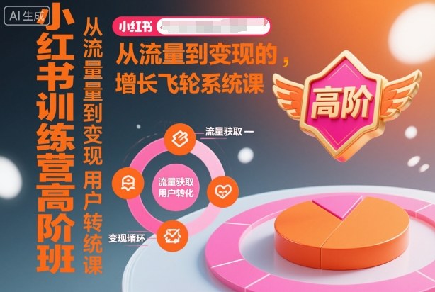 小红书训练营高阶班,从流量到变现的增长飞轮系统课牛品源码-源码下载-源码社区-zblog主题插件-PHP源码-三合一源码-直播源码-短视频源码-APP源码-即时通讯-源码-交友源码牛品源码