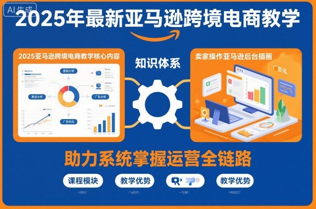 2025年最新亚马逊跨境电商教学,助力卖家系统掌握亚马逊运营全链路知识牛品源码-源码下载-源码社区-zblog主题插件-PHP源码-三合一源码-直播源码-短视频源码-APP源码-即时通讯-源码-交友源码牛品源码