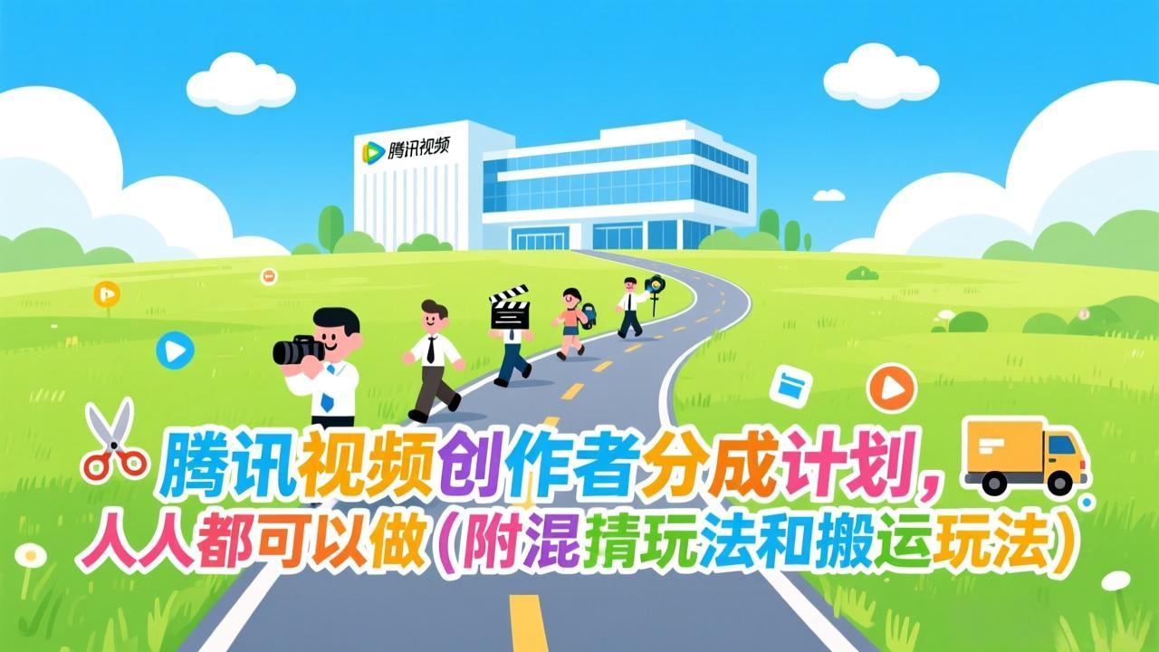 腾讯视频创作者分成计划，人人都可以做(附混剪玩法和搬运玩法牛品源码-源码下载-源码社区-zblog主题插件-PHP源码-三合一源码-直播源码-短视频源码-APP源码-即时通讯-源码-交友源码牛品源码