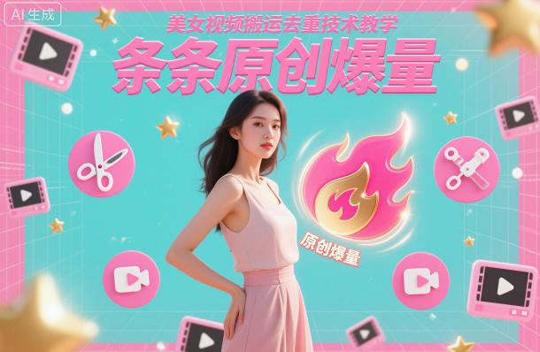 美女视频搬运去重技术教学,条条原创爆量牛品源码-源码下载-源码社区-zblog主题插件-PHP源码-三合一源码-直播源码-短视频源码-APP源码-即时通讯-源码-交友源码牛品源码