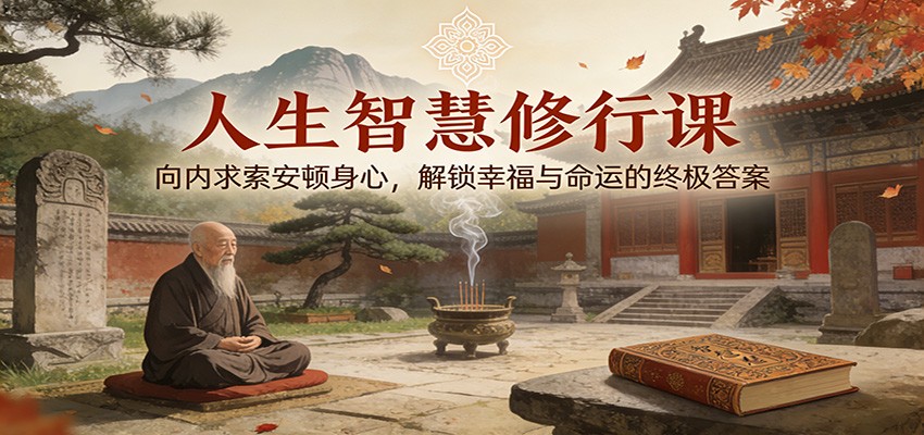 人生智慧修行课：向内求索安顿身心，解锁幸福与命运的终极答案牛品源码-源码下载-源码社区-zblog主题插件-PHP源码-三合一源码-直播源码-短视频源码-APP源码-即时通讯-源码-交友源码牛品源码