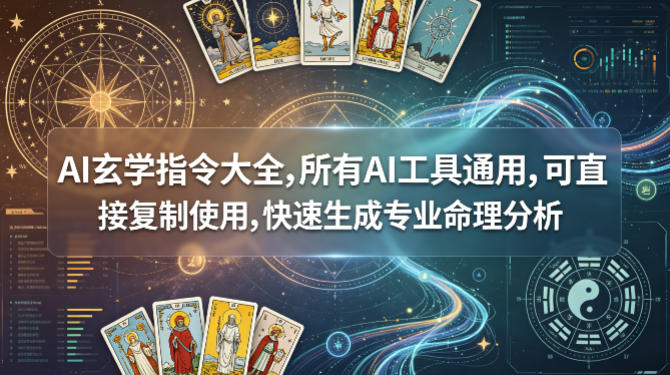 AI玄学指令大全,所有AI工具通用,可直接复制使用,快速生成专业命理分析牛品源码-源码下载-源码社区-zblog主题插件-PHP源码-三合一源码-直播源码-短视频源码-APP源码-即时通讯-源码-交友源码牛品源码