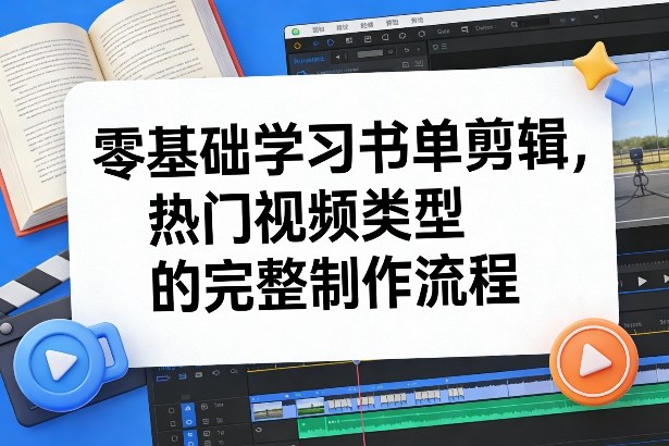零基础学习书单剪辑,热门视频类型的完整制作流程(更新2026)牛品源码-源码下载-源码社区-zblog主题插件-PHP源码-三合一源码-直播源码-短视频源码-APP源码-即时通讯-源码-交友源码牛品源码