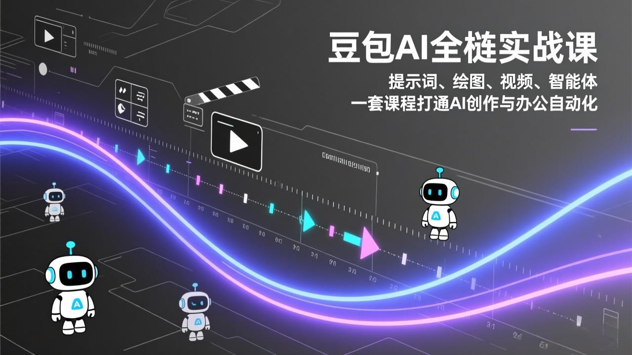 豆包AI全栈实战课:提示词、绘图、视频、智能体,一套课程打通AI创作与办公自动化牛品源码-源码下载-源码社区-zblog主题插件-PHP源码-三合一源码-直播源码-短视频源码-APP源码-即时通讯-源码-交友源码牛品源码