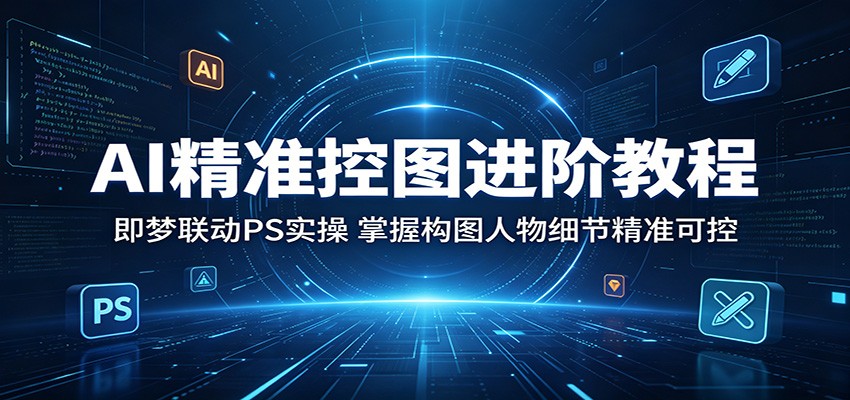 AI精准控图进阶教程:即梦联动PS实操,掌握构图人物细节精准可控牛品源码-源码下载-源码社区-zblog主题插件-PHP源码-三合一源码-直播源码-短视频源码-APP源码-即时通讯-源码-交友源码牛品源码