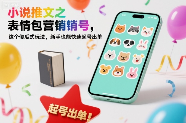 小说推文之表情包营销号,这个傻瓜式玩法,新手也能快速起号出单牛品源码-源码下载-源码社区-zblog主题插件-PHP源码-三合一源码-直播源码-短视频源码-APP源码-即时通讯-源码-交友源码牛品源码