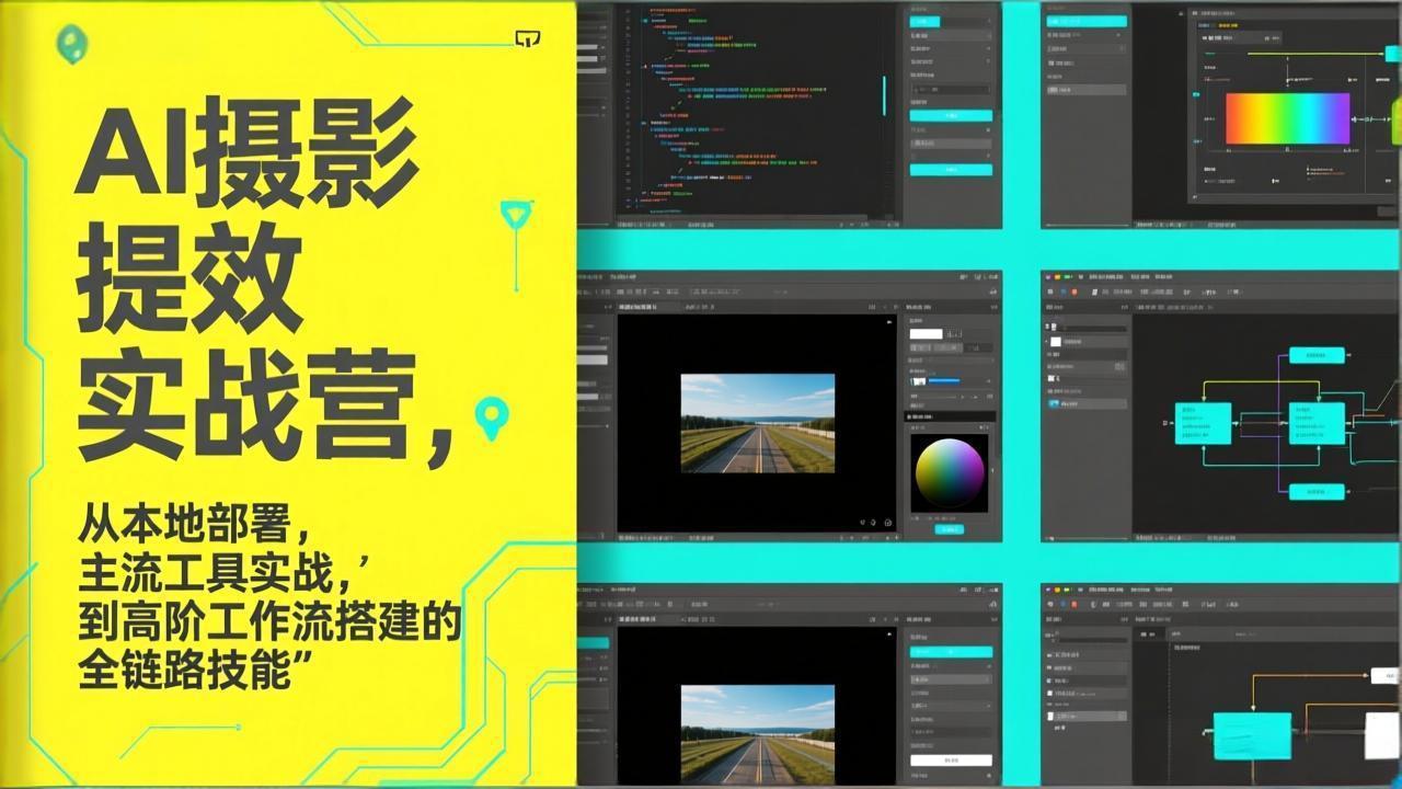 AI+摄影提效实战营,从本地部署,主流工具实战,到高阶工作流搭建的全链路技能牛品源码-源码下载-源码社区-zblog主题插件-PHP源码-三合一源码-直播源码-短视频源码-APP源码-即时通讯-源码-交友源码牛品源码