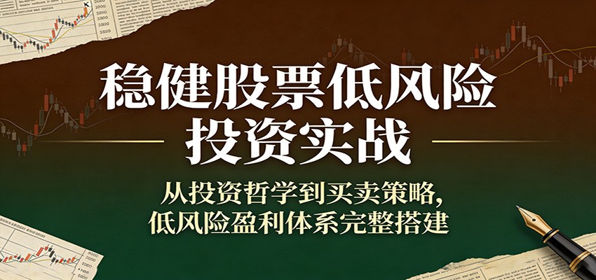 稳健股票低风险投资实战:从投资哲学到买卖策略,低风险盈利体系完整搭建牛品源码-源码下载-源码社区-zblog主题插件-PHP源码-三合一源码-直播源码-短视频源码-APP源码-即时通讯-源码-交友源码牛品源码