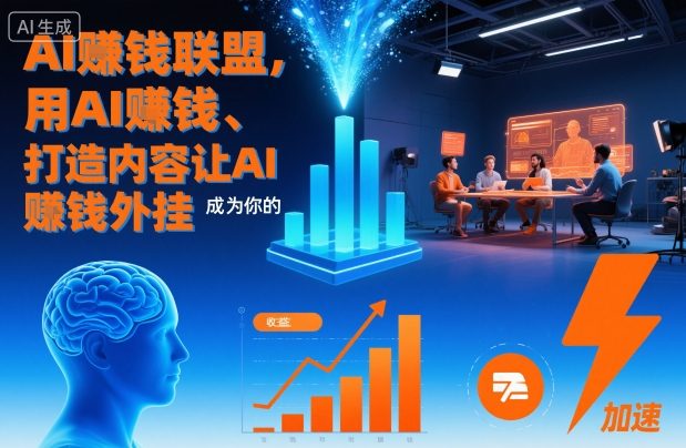 AI賺钱联盟，用AI賺钱、打造内容让AI成为你的賺钱外挂牛品源码-源码下载-源码社区-zblog主题插件-PHP源码-三合一源码-直播源码-短视频源码-APP源码-即时通讯-源码-交友源码牛品源码
