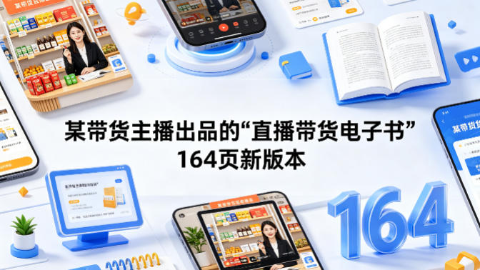 某带货主播出品的《直播带货电子书》164页新版本牛品源码-源码下载-源码社区-zblog主题插件-PHP源码-三合一源码-直播源码-短视频源码-APP源码-即时通讯-源码-交友源码牛品源码