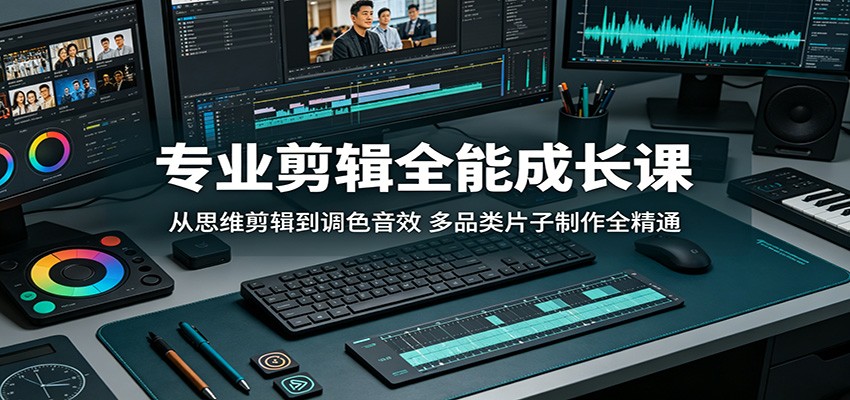 专业剪辑全能成长课:从思维剪辑到调色音效,多品类片子制作全精通牛品源码-源码下载-源码社区-zblog主题插件-PHP源码-三合一源码-直播源码-短视频源码-APP源码-即时通讯-源码-交友源码牛品源码