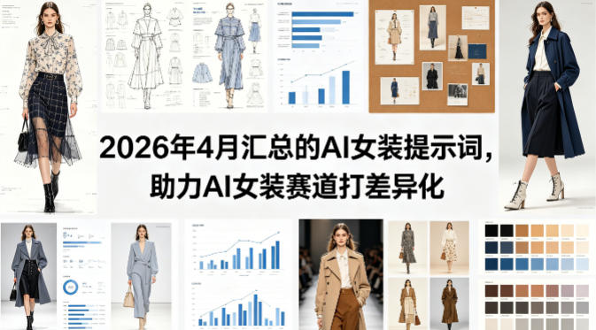 2026年4月汇总的AI女装提示词,助力AI女装赛道打差异化牛品源码-源码下载-源码社区-zblog主题插件-PHP源码-三合一源码-直播源码-短视频源码-APP源码-即时通讯-源码-交友源码牛品源码