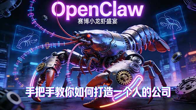 OpenClaw,小龙虾-从产品到爆款的成长之路,手把手教你如何打造一个人的公司牛品源码-源码下载-源码社区-zblog主题插件-PHP源码-三合一源码-直播源码-短视频源码-APP源码-即时通讯-源码-交友源码牛品源码