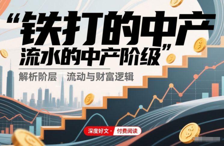 付费文章:铁打的中产,流水的中产阶级牛品源码-源码下载-源码社区-zblog主题插件-PHP源码-三合一源码-直播源码-短视频源码-APP源码-即时通讯-源码-交友源码牛品源码