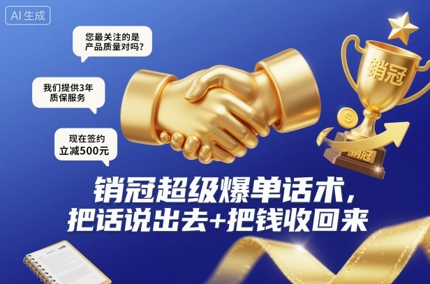 销冠超级爆单话术，把话说出去+把钱收回来牛品源码-源码下载-源码社区-zblog主题插件-PHP源码-三合一源码-直播源码-短视频源码-APP源码-即时通讯-源码-交友源码牛品源码