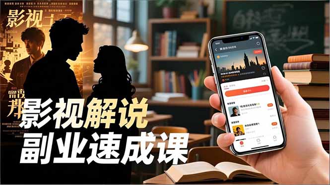 Tk影视解说副业速成课,软件安装、全流程实操、爆款预设,新手两周变现牛品源码-源码下载-源码社区-zblog主题插件-PHP源码-三合一源码-直播源码-短视频源码-APP源码-即时通讯-源码-交友源码牛品源码