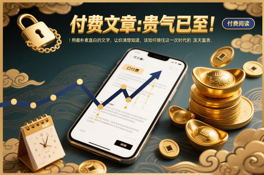付费文章:贵气已至!用最朴素直白的文字,让你清楚知道,该如何接住这一次时代的泼天富贵牛品源码-源码下载-源码社区-zblog主题插件-PHP源码-三合一源码-直播源码-短视频源码-APP源码-即时通讯-源码-交友源码牛品源码