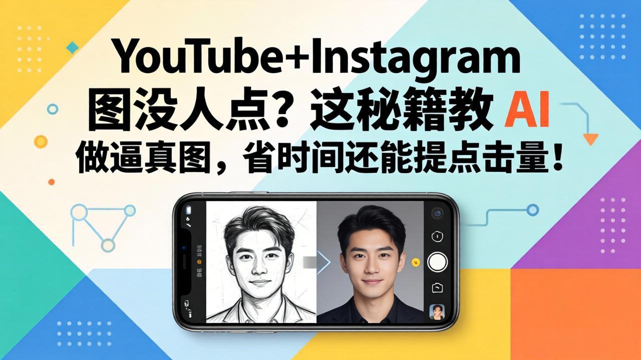 YouTube+Instagram图没人点？这秘籍教 AI 做逼真图，省时间还能提点击量牛品源码-源码下载-源码社区-zblog主题插件-PHP源码-三合一源码-直播源码-短视频源码-APP源码-即时通讯-源码-交友源码牛品源码