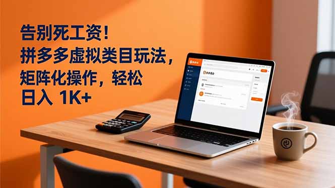 告别死工资!拼多多虚拟类目玩法,矩阵化操作,轻松日入 1K+牛品源码-源码下载-源码社区-zblog主题插件-PHP源码-三合一源码-直播源码-短视频源码-APP源码-即时通讯-源码-交友源码牛品源码