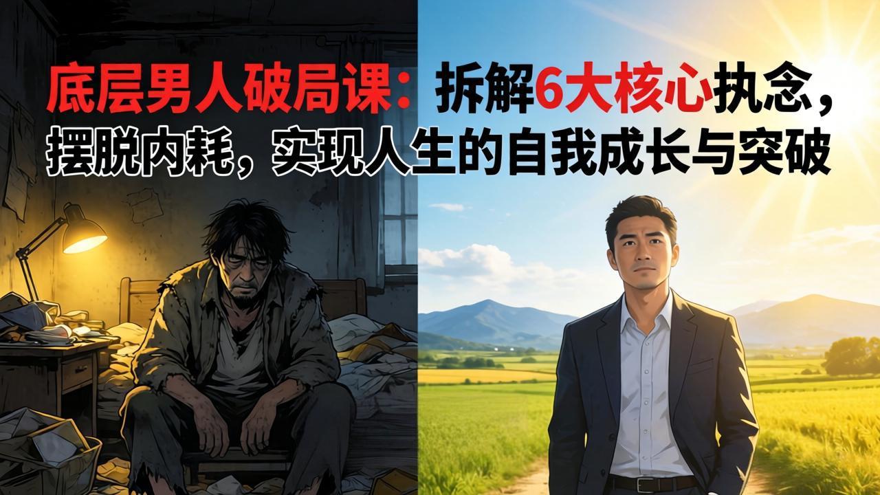 付费文章：底层男人破局课：拆解 6 大核心执念，摆脱内耗，实现人生的自我成长与突破牛品源码-源码下载-源码社区-zblog主题插件-PHP源码-三合一源码-直播源码-短视频源码-APP源码-即时通讯-源码-交友源码牛品源码