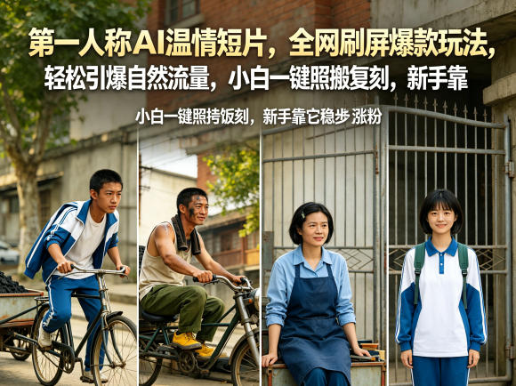 第一人称AI温情短片,全网刷屏爆款玩法,轻松引爆自然流量,小白一键照搬复刻,新手靠它稳步涨粉牛品源码-源码下载-源码社区-zblog主题插件-PHP源码-三合一源码-直播源码-短视频源码-APP源码-即时通讯-源码-交友源码牛品源码