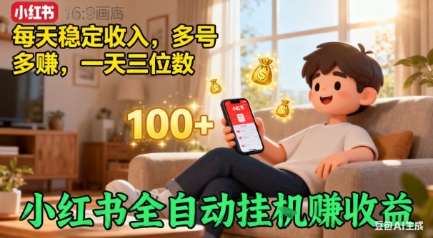 小红书自动挂G賺收益,每天稳定收入,多号多賺,一天三位数【揭秘】牛品源码-源码下载-源码社区-zblog主题插件-PHP源码-三合一源码-直播源码-短视频源码-APP源码-即时通讯-源码-交友源码牛品源码