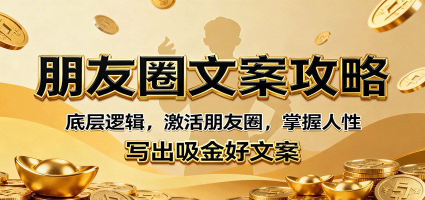 朋友圈文案攻略:底层逻辑,激活朋友圈,掌握人性,写出吸金好文案牛品源码-源码下载-源码社区-zblog主题插件-PHP源码-三合一源码-直播源码-短视频源码-APP源码-即时通讯-源码-交友源码牛品源码