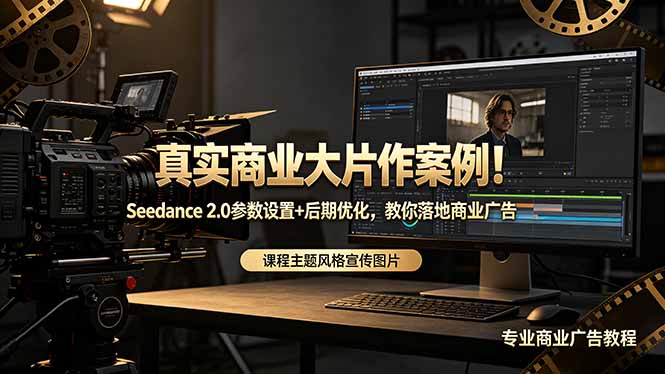 真实商业大片作案例!Seedance 2.0参数设置+后期优化,教你落地商业广告牛品源码-源码下载-源码社区-zblog主题插件-PHP源码-三合一源码-直播源码-短视频源码-APP源码-即时通讯-源码-交友源码牛品源码