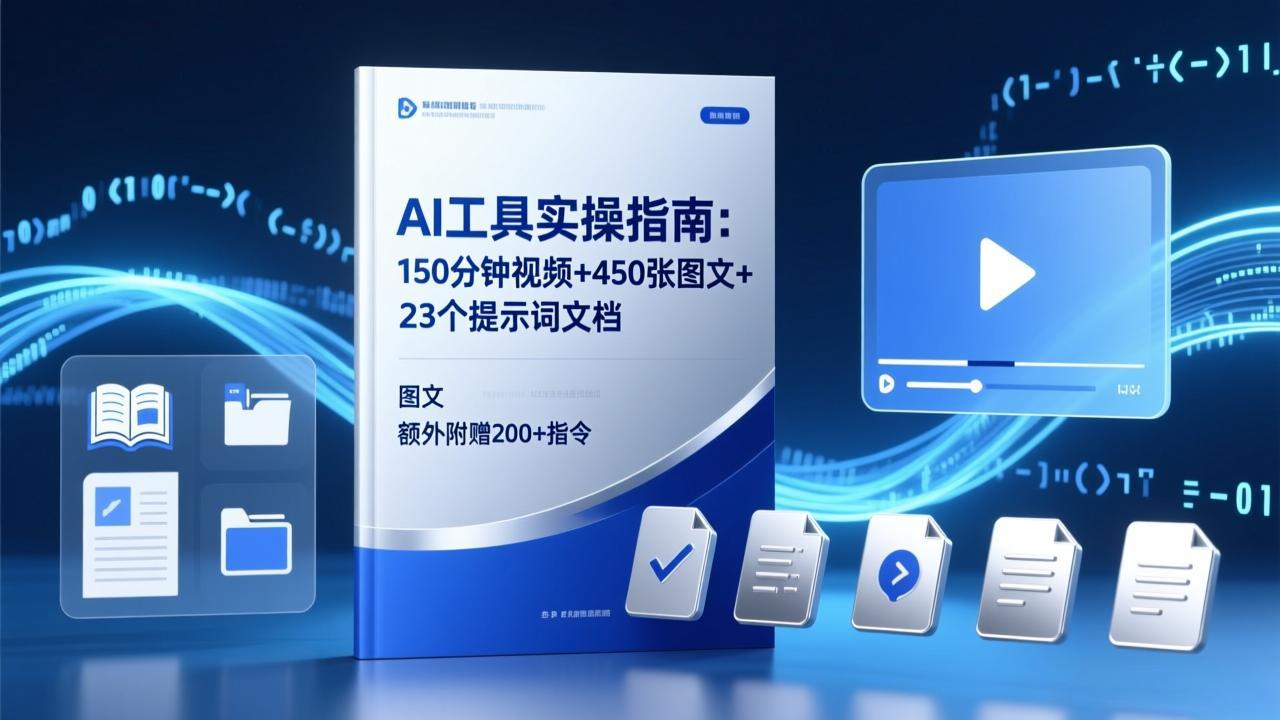 AI工具实操指南:150分钟视频+450张图文+23个提示词文档,额外附赠200+指令牛品源码-源码下载-源码社区-zblog主题插件-PHP源码-三合一源码-直播源码-短视频源码-APP源码-即时通讯-源码-交友源码牛品源码