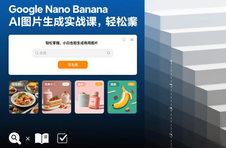 Google Nano Banana AI图片生成实战课,轻松掌握,小白也能生成商用图片牛品源码-源码下载-源码社区-zblog主题插件-PHP源码-三合一源码-直播源码-短视频源码-APP源码-即时通讯-源码-交友源码牛品源码