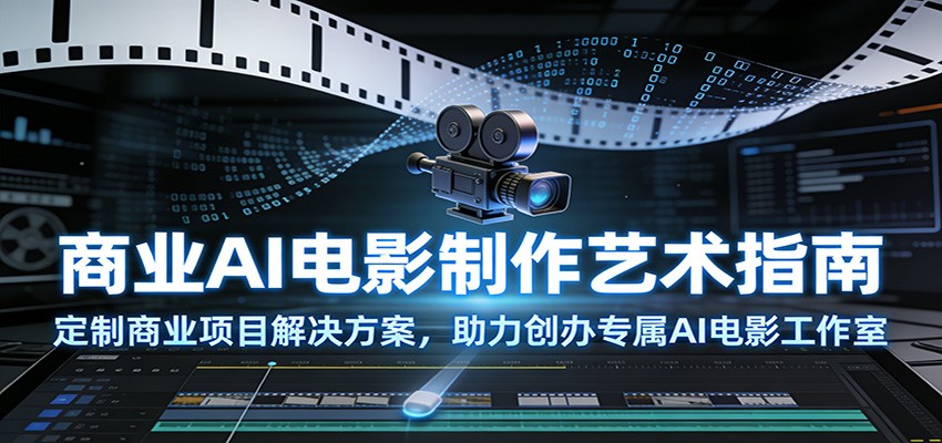 商业AI电影制作艺术指南：定制商业项目解决方案，助力创办专属AI电影工作室牛品源码-源码下载-源码社区-zblog主题插件-PHP源码-三合一源码-直播源码-短视频源码-APP源码-即时通讯-源码-交友源码牛品源码