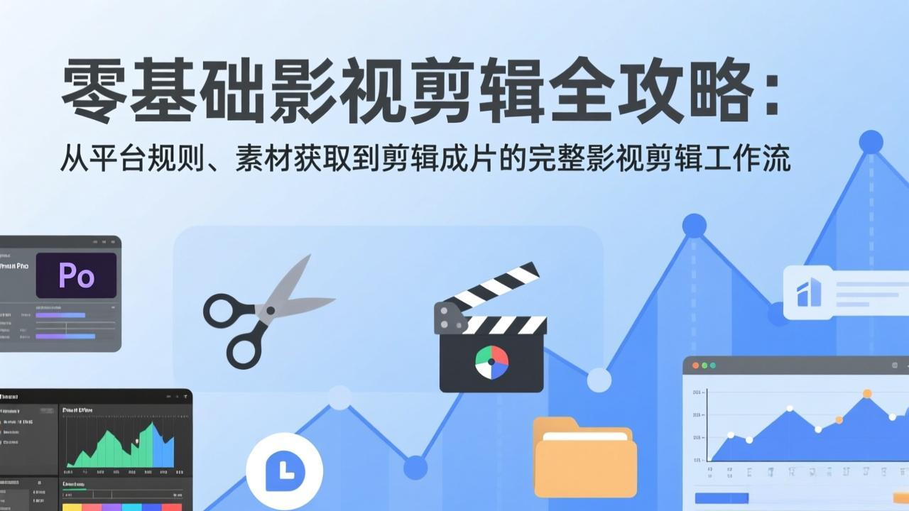 零基础影视剪辑全攻略：从平台规则、素材获取到剪辑成片的完整影视剪辑工作流牛品源码-源码下载-源码社区-zblog主题插件-PHP源码-三合一源码-直播源码-短视频源码-APP源码-即时通讯-源码-交友源码牛品源码