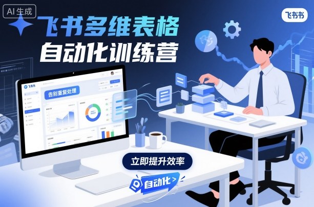 飞书多维表格自动化训练营,手把手教你告别重复处理,用多维表格开启高效办公新模式牛品源码-源码下载-源码社区-zblog主题插件-PHP源码-三合一源码-直播源码-短视频源码-APP源码-即时通讯-源码-交友源码牛品源码