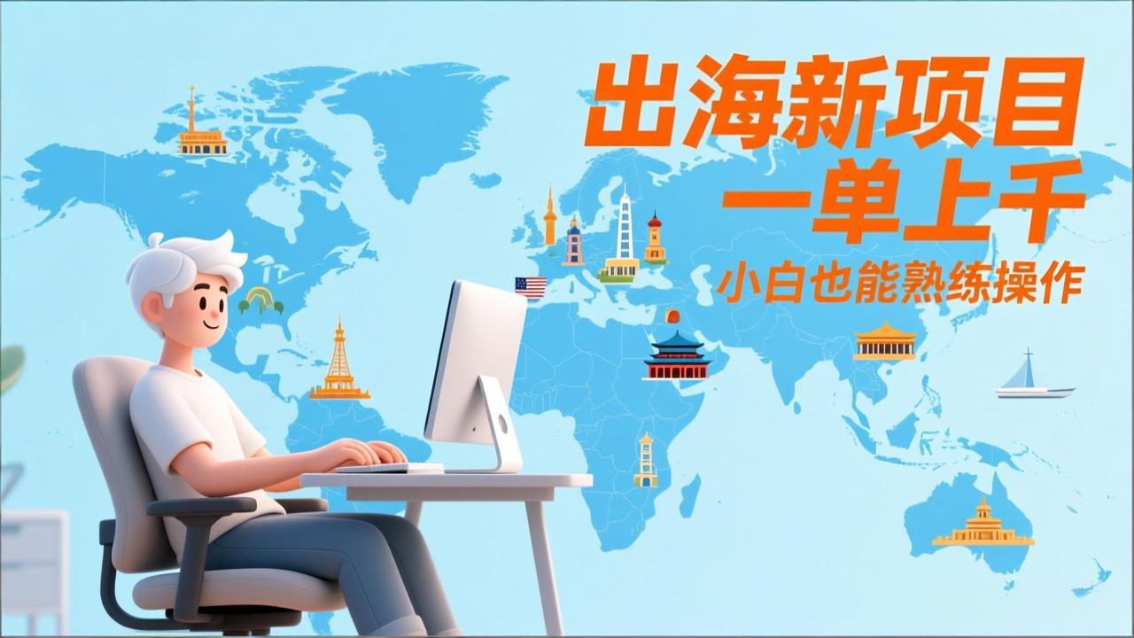 出海新项目，一单上千，小白也能熟练操作牛品源码-源码下载-源码社区-zblog主题插件-PHP源码-三合一源码-直播源码-短视频源码-APP源码-即时通讯-源码-交友源码牛品源码