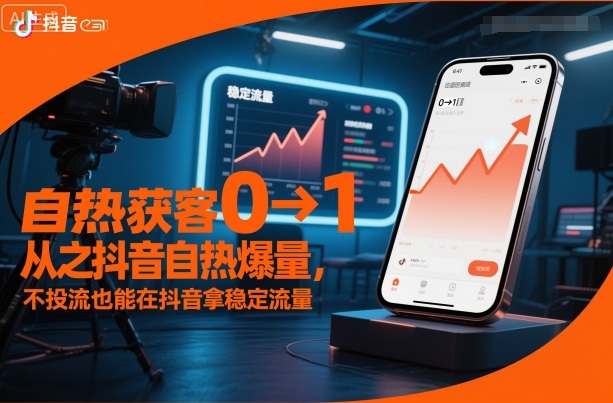 自热获客从0到1之抖音自热爆量,不投流也能在抖音拿稳定流量牛品源码-源码下载-源码社区-zblog主题插件-PHP源码-三合一源码-直播源码-短视频源码-APP源码-即时通讯-源码-交友源码牛品源码