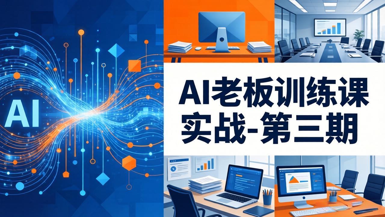 AI老板训练课实战-第三期:AI+内容应用落地教学,从0到1打通AI变现完整路径牛品源码-源码下载-源码社区-zblog主题插件-PHP源码-三合一源码-直播源码-短视频源码-APP源码-即时通讯-源码-交友源码牛品源码
