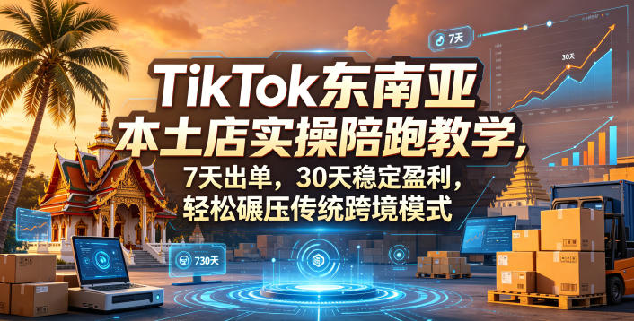 TikTok东南亚本土店实操陪跑教学,7天出单,30天稳定盈利,轻松碾压传统跨境模式(更新0516)牛品源码-源码下载-源码社区-zblog主题插件-PHP源码-三合一源码-直播源码-短视频源码-APP源码-即时通讯-源码-交友源码牛品源码