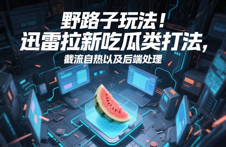野路子玩法！迅雷拉新吃瓜类打法，截流自热以及后端处理牛品源码-源码下载-源码社区-zblog主题插件-PHP源码-三合一源码-直播源码-短视频源码-APP源码-即时通讯-源码-交友源码牛品源码