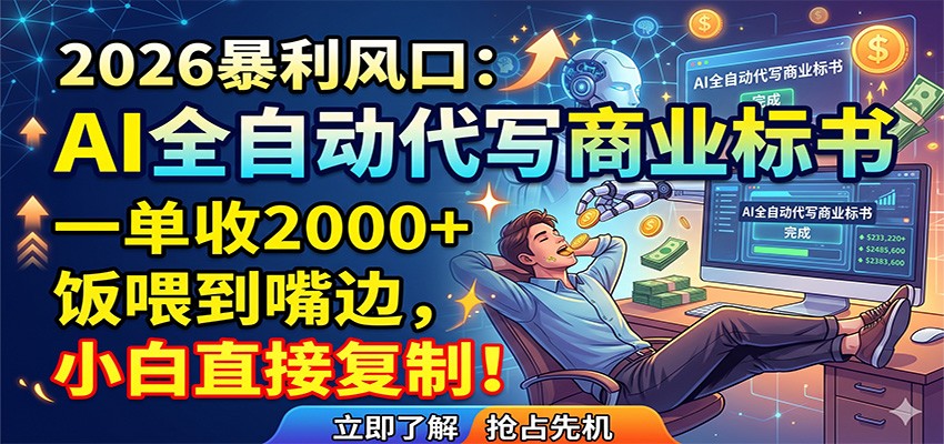 AI全自动代写商业标书,一单收2000+,饭喂到嘴边,小白直接复制牛品源码-源码下载-源码社区-zblog主题插件-PHP源码-三合一源码-直播源码-短视频源码-APP源码-即时通讯-源码-交友源码牛品源码