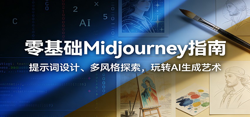 零基础Midjourney指南：提示词设计、多风格探索，玩转AI生成艺术牛品源码-源码下载-源码社区-zblog主题插件-PHP源码-三合一源码-直播源码-短视频源码-APP源码-即时通讯-源码-交友源码牛品源码