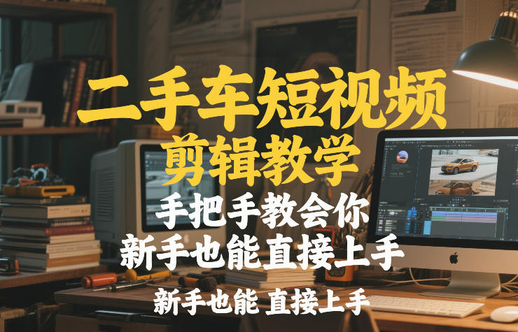 二手车短视频剪辑教学,手把手教会你,新手也能直接上手牛品源码-源码下载-源码社区-zblog主题插件-PHP源码-三合一源码-直播源码-短视频源码-APP源码-即时通讯-源码-交友源码牛品源码