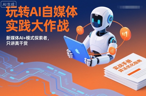 玩转AI自媒体实践大作战，新媒体AI+模式探索者，只讲真干货牛品源码-源码下载-源码社区-zblog主题插件-PHP源码-三合一源码-直播源码-短视频源码-APP源码-即时通讯-源码-交友源码牛品源码