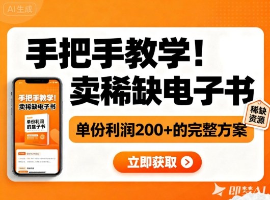 手把手教学!在小红书卖稀缺电子书,单份利润2张+的完整方案牛品源码-源码下载-源码社区-zblog主题插件-PHP源码-三合一源码-直播源码-短视频源码-APP源码-即时通讯-源码-交友源码牛品源码