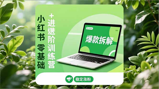 小红书零基础+高阶训练营:安全养号、爆款拆解、长效运营,实现稳定涨粉与变现牛品源码-源码下载-源码社区-zblog主题插件-PHP源码-三合一源码-直播源码-短视频源码-APP源码-即时通讯-源码-交友源码牛品源码